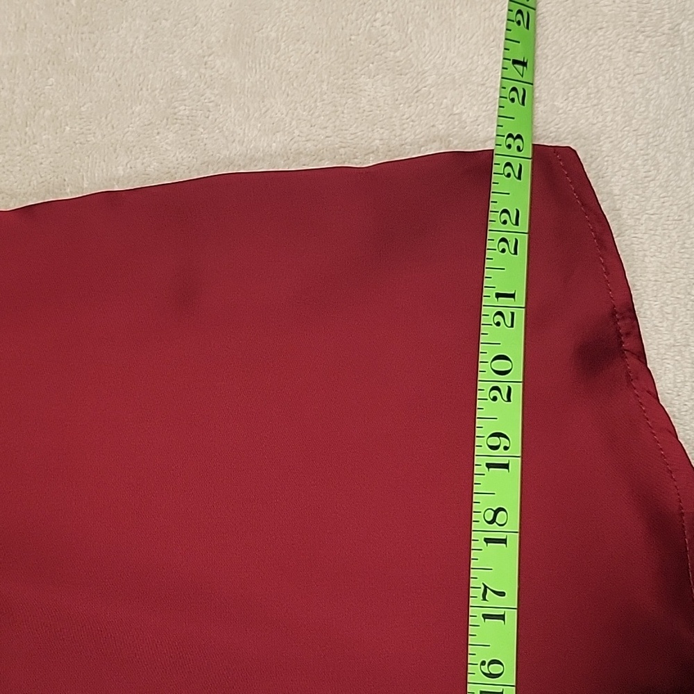 Allegra K Elegant Burgundy Women's Blouse, NWT - Picture 7 of 12